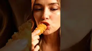 ASMR | Super CRUNCHY Eating Sounds 🍗 | #asmr #shorts #mukbang