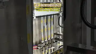 Honey stick packs 4 rows multilane packing machine for viscous liquids,syrups small sachets.#machine
