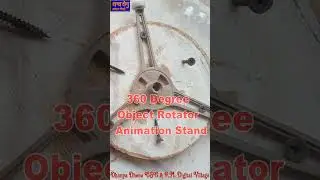 Home made 360 Degree Object Rotator | Animation Stand #farming #icecreamrecipe #agriculture #animals