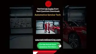 Red Seal Automotive Technician Exam Prep | Automotive Service Technician Practice Exam  #redsealexam