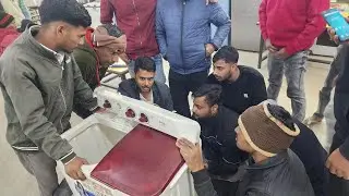 Semi automatic Washing machine full Practical #mitechnical #electrician #repairing #viral