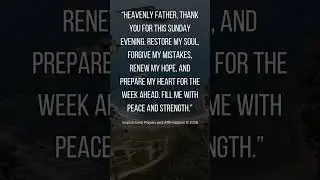 ASMR Sunday Evening Prayer: Rest, Reflect, and Receive God&rsquo;s Peace #prayer #asmrprayer
