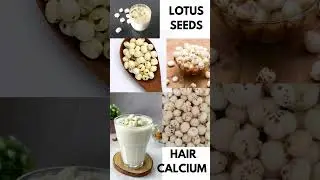 BEST HAIR FALL DRINK BEFORE GOING TO SLEEP ||LOTUS MILK|| #lotusseeds