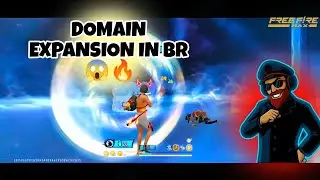 DOMAIN EXPANSION IN FREE FIRE 😱🔥 | ff max x JJK Collab BR Gameplay |