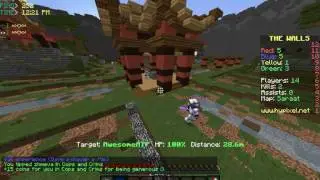 People Crossteaming on Walls Hypixel