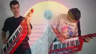 Tech Noir (Gunship) Keytar Shred Solo by The Neon Syndicate