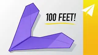 EPIC Paper Airplane Flies 100+ FEET!!! &mdash;&nbsp;How to Make Vendetta