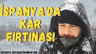 Yüzyılın En Yoğun Kar Yağışında Madrid Turu - İspanya Filomena Kar Fırtınası - İS#10