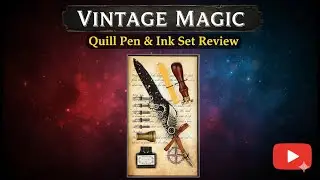 ✒️ Feather Quill Pen Set | Calligraphy Writing Ink Dip Pen | Vintage Gift Set #VintagePen
