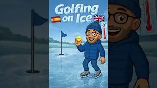Frozen Winter Golf Round (-3&deg;C)🥶⛳️ Golf de Invierno en un Campo Congelado (-3&deg;C)