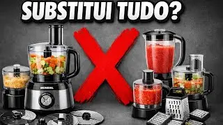 PARE DE PERDER TEMPO NA COZINHA! Multiprocessador Mondial 5 em 1 1000W