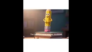 The Talking Pencil Who Did Homework at Night (Kids Bed time story