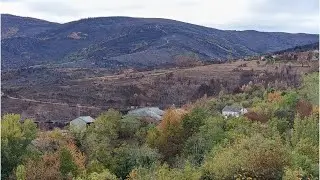 Las Médulas después del incendio de agosto de 2025 - León (España)