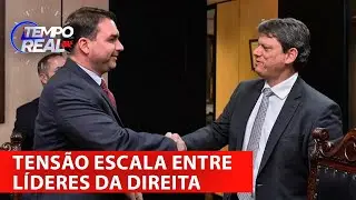 Racha entre Tarc&iacute;sio e Fl&aacute;vio? Governador de SP desmarca visita a Jair Bolsonaro | TEMPO REAL