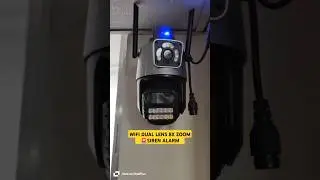 ACTIVE PIXEL WIFI DUAL LENS 8X ZOOM SIREN 🚨 ALARM CAMERA
