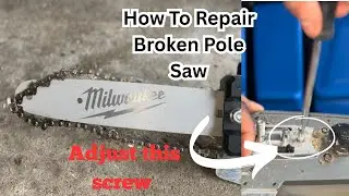 How To Fix A Broken Pole Saw | Quick & Easy
