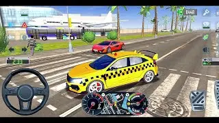 Picking Up VIP Clients in a Yellow Cab! | Taxi simulator Game Android