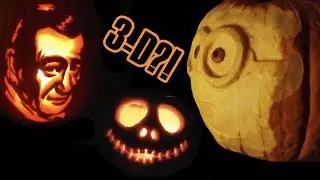 Learning How to 3-D Carve Pumpkins!