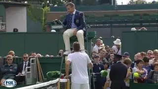 Junimoment 4: Troicki gaat los tegen de umpire