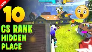 TOP 10 CS RANK HIDDEN PLACES IN PURGATORY MAP 🔥 | FREE FIRE CS RANK TIPS & TRICKS | FF HIDDEN PLACES