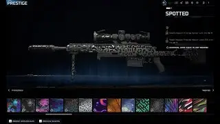BO7 Hawker HX Sniper + Spotted Camo RK 9 Level 250 Prestige