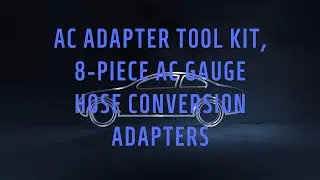 AC Adapter Tool kit, 8-Piece AC Gauge Hose Conversion Adapters---OrionMotorTech