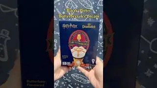Finally can have Harry Potter Butterbeer Ice Cream at home 🤯 #shorts #harrypotter #moviesnacks