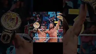 AJ Styles & Dragon Lee Win World Tag Team Titles on RAW! 🏆🔥 #titlematch #wweraw #ajstyles