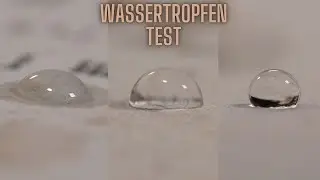 Wassertropfen Test