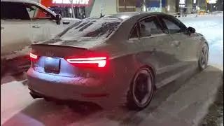 Audi RS3 Snow Launch