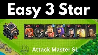 TH9 Valkyrie + Heal Spell Strategy | Easy 3 Star Attack | Clash of Clans