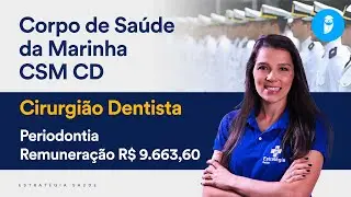 Concurso Corpo de Sa&uacute;de da Marinha: Plano de Estudos para Periodontia
