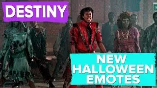 Destiny - New Halloween Emotes - Thriller Dance
