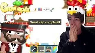 Growtopia - CHICKEN TRIES TO GET RING OF SMITHING!!