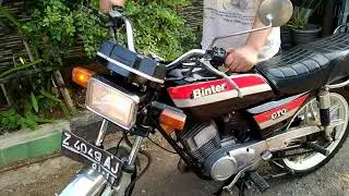 Kawasaki Binter GTO Mach II  1983 motor antik klasik vintage istimewa cek engine n electrical