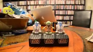 Yoda, a couple of R2D2s, and some wicked dance moves