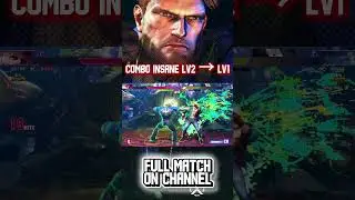 Higuchi INSANE Guile Combo 😱 Lv2 &rarr; Lv1 | SF6 Shorts