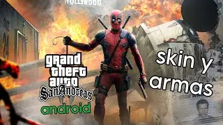 Pack skin y arma Deadpool 3 #gta #mods #marvel #2024 #deadpool3 #gtasanandreas #gaming #android