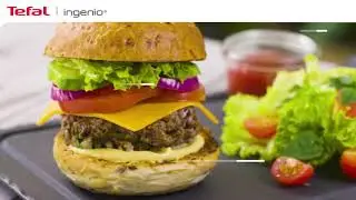 Бургер в посуде со съемной ручкой Tefal Ingenio