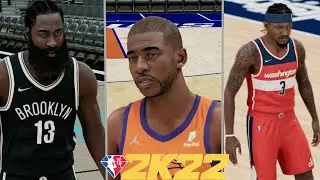 NBA 2K22: ALL NEWLY ADDED FACE SCANS FOR NBA PLAYERS NBA 2K22  *They Look Amazing*