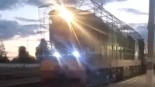 Первые тепловозы ЧМЭ3 Украины с защитой от дронов