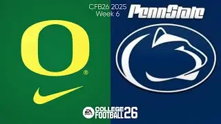 CFB26 2025 WEEK 6 OREGON VS PENN STATE
