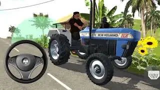 Indian Tractor Driving 3D 🚜 | Real Village Farming Experience