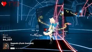 [Beat Saber] Rasputin (Funk Overload) + Rhythm heaven muscle doll FBT Dacning