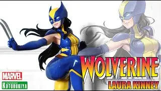 Распаковка статуэтки Bishoujo из комиксов Marvel: Росомаха (Лора Кинни) &mdash; Kotobukiya