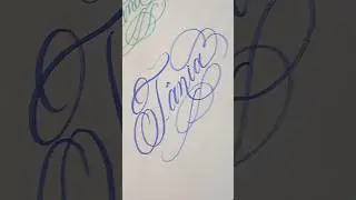 Quem voc&ecirc; gostaria de homenagear? #shorts #caligrafia #calligraphy #lettering #letteringbrasil