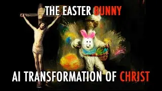Easter Bunny AI Transformation of Christ - AI Generated Video