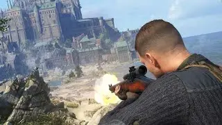 Sniper Elite 5 Long range sniper Shots PS5 gameplay 4k 60fps HDR