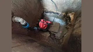 SOSTITUZIONE POMPA AD IMMERSIONE con svuotamento completo del pozzetto