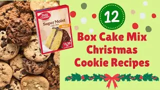 12 Easy Christmas Cookies Using Cake Mix | Vegan & Dairy-Free Holiday Baking